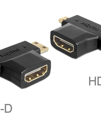 Delock Hdmi-opdeler Hdmi Hun Til Mikro Hdmi Han