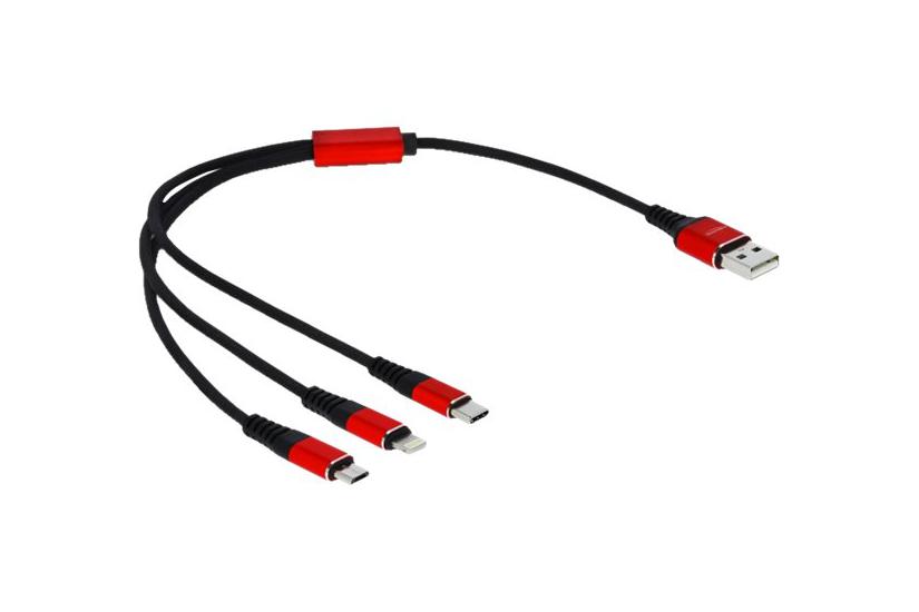 Delock In Kun Opladningskabel Lightning Usb 30 Cm