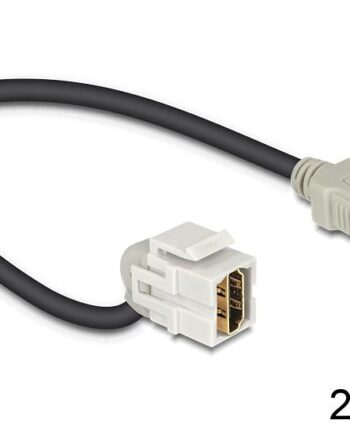 Delock Keystone Module Hdmi Female   Hdmi Female 110  With Cable Hdmi-kabel 22 Cm