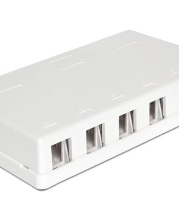Delock Keystone Surface Mounted Box Hus Med Modulær Indsats