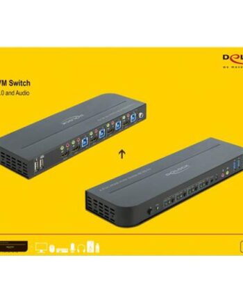 Delock Kvm   Audio-switch   Porte