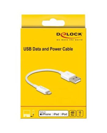 Delock Lightning-kabel Lightning   Usb 15 Cm