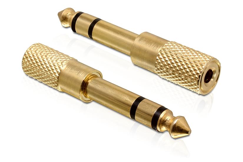 Delock Lyd Adapter Stereostik Han Til Stereo Mini-jackstik Hun