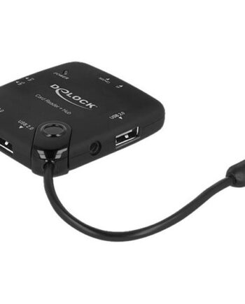 Delock Micro Usb Otg Card Reader     Port Usb Hub Kortlæser Usb