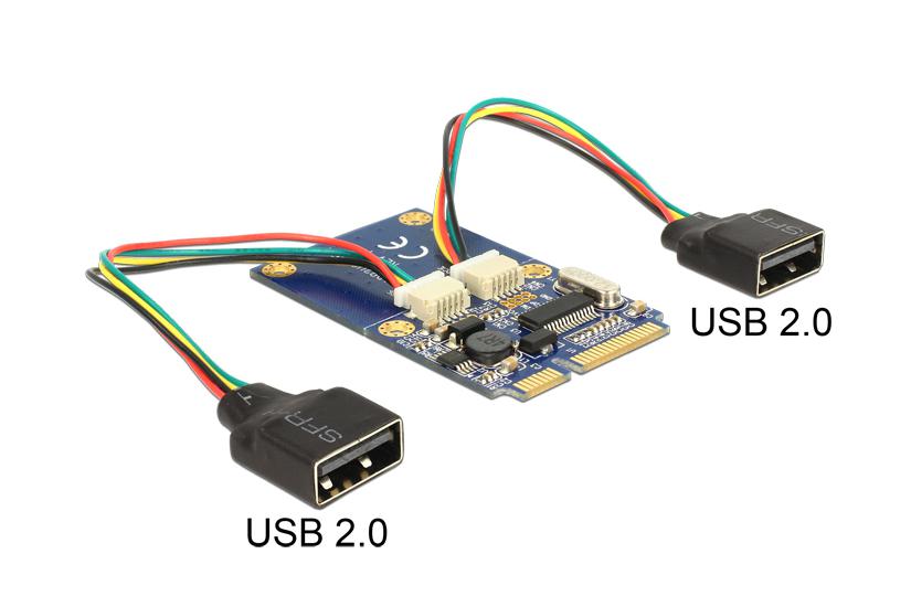 Delock Minipcie Pcie Full Size Usb Usb-adapter Pcie Mini Card Usb