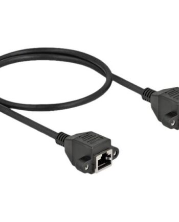Delock Netværkskabel 50 Cm Sort