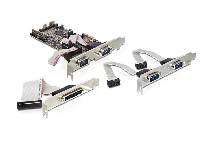 Delock Pci Express Card Serial 1x Parallel Parallel Seriel Adapter Pcie Porte