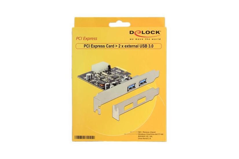 Delock Pci Express Card 2x Usb Usb-adapter Pcie Usb