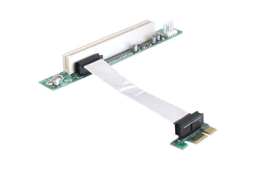 Delock Riser Card Pci Express X1 Pci 32bit With Flexible Cable Udvidelseskort