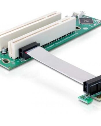 Delock Riser Card Pci Express X1   2x Pci 32bit     With Flexible Cable   Cm Left Insertion Udvidelseskort