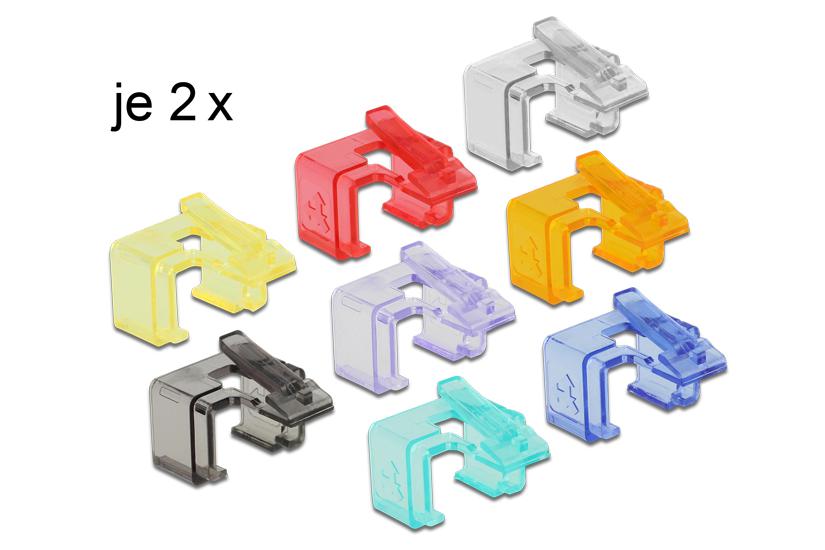Delock Rj45 Repair Clip Starter Set Reparationsklemme Til Netværksstikforbindelse