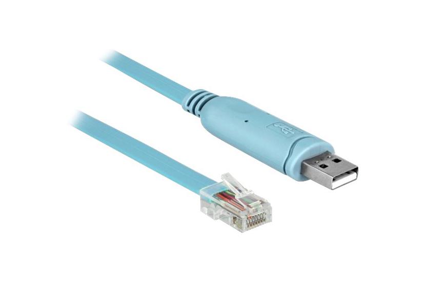 Delock Serielt Kabel Blå
