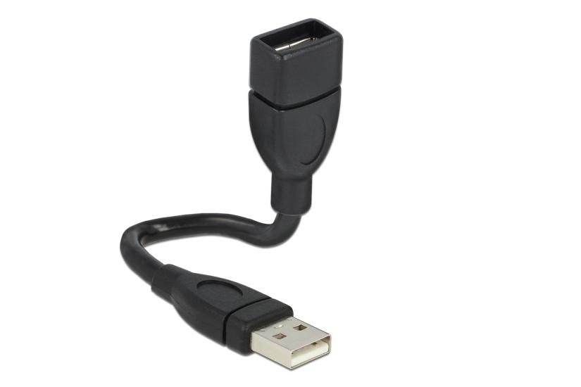 Delock Shapecable Usb Forlængerkabel Usb Til Usb 15 Cm