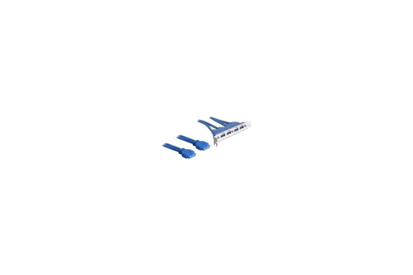Delock Slot Bracket Usb-panel 19 Pin Usb Samlekasse Til Usb Type 40 Cm