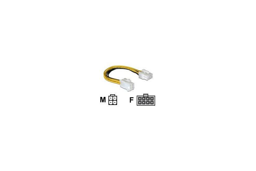 Delock Stikadapter -pin Atx12v Til Pin Eps12 15 Cm