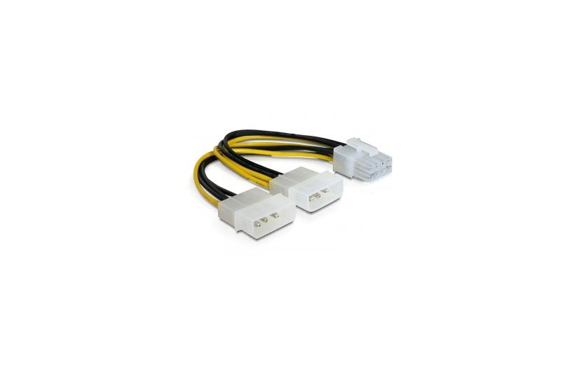 Delock Strømforsyningsadapter -pin Intern Strøm 12 Til Pin Pcie-strøm 30 Cm