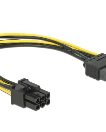 Delock Strømkabel Sata Strøm Til   Pin Pcie-strøm 21 Cm