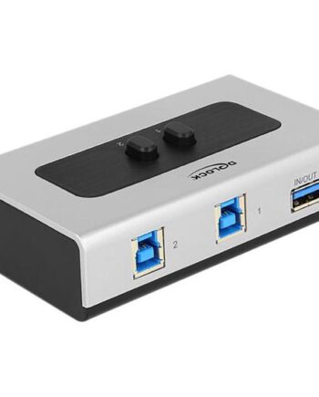 Delock Switch Usb       Port Manual Bidirectional Usb Sharing Switch Til Periferiudstyr   Porte
