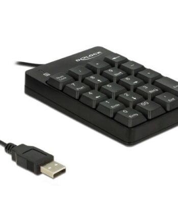 Delock Tastatur Sort Indgangsudstyr