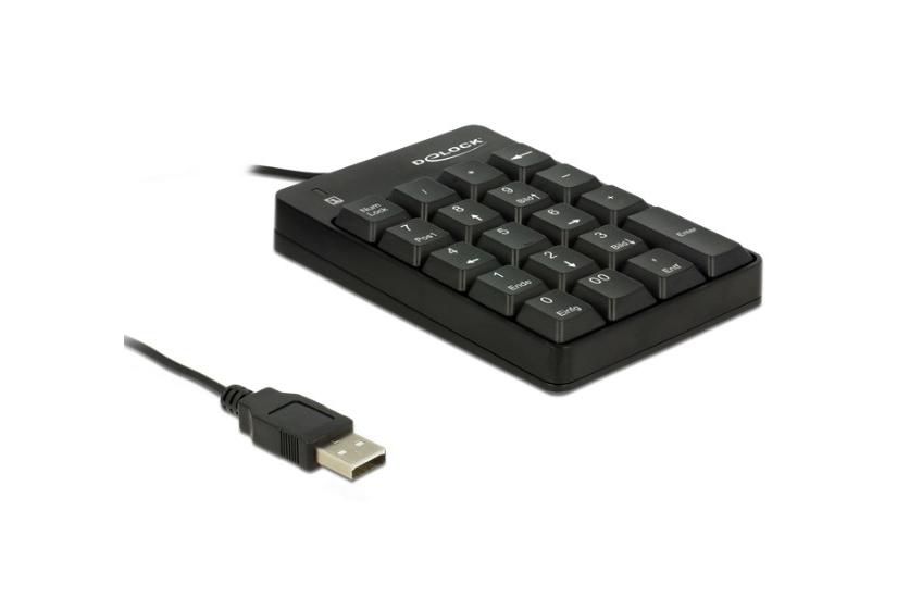 Delock Tastatur Sort Indgangsudstyr