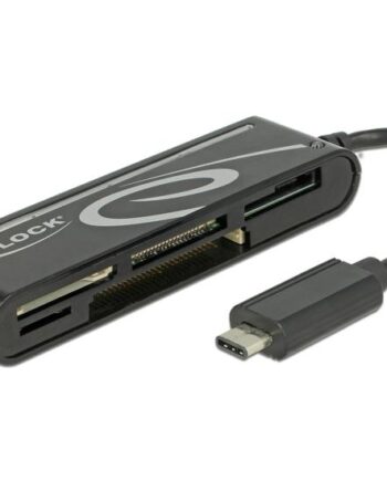 Delock Usb     Card Reader Usb Type-  Male   Slots Kortlæser Usb-