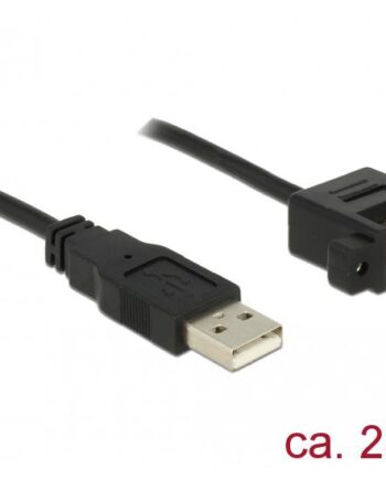 Delock Usb Forlængerkabel Usb Til Usb 25 Cm
