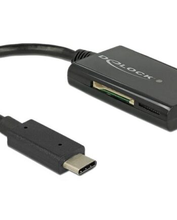 Delock Usb     Gen   Card Reader Usb Type-  Male   Slots Kortlæser Usb-