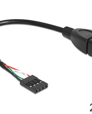 Delock Usb Intern Til Ekstern Kabel Usb Til  -pin Usb     Samlekasse 20 Cm