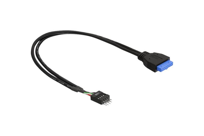 Delock Usb Internt Kabel 19 Pin Usb Samlekasse Til Pins Usb Samlekasse 45 Cm