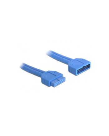 Delock Usb     Pin Header Usb Forlængerkabel 19 Pin Usb     Samlekasse Til 19 Pin Usb     Samlekasse 45 Cm