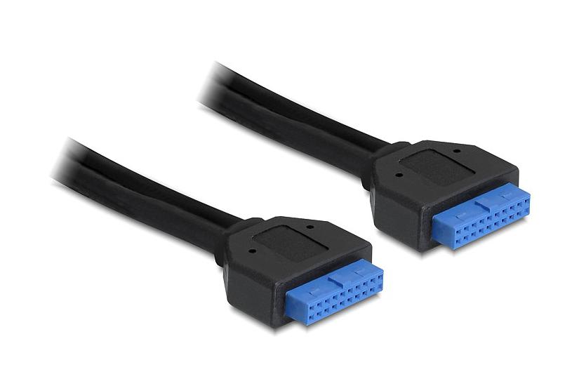 Delock Usb Pin Header Usb-kabel 19 Pin Usb Samlekasse Til 19 Pin Usb Samlekasse 45 Cm