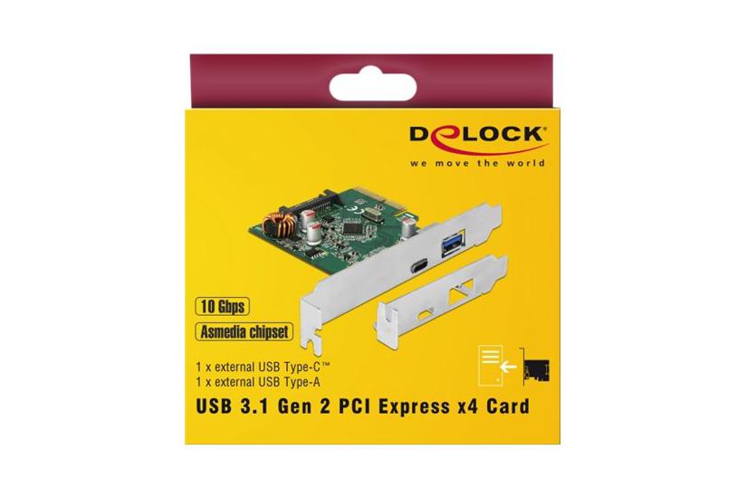 Delock Usb-adapter Pcie X4 Usb- Gen Usb Gen