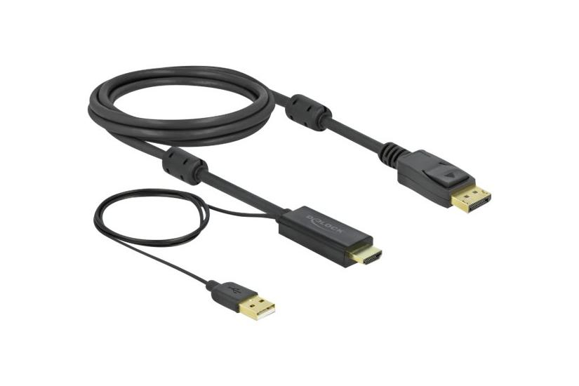 Delock Video Audiokabel Displayport Hdmi