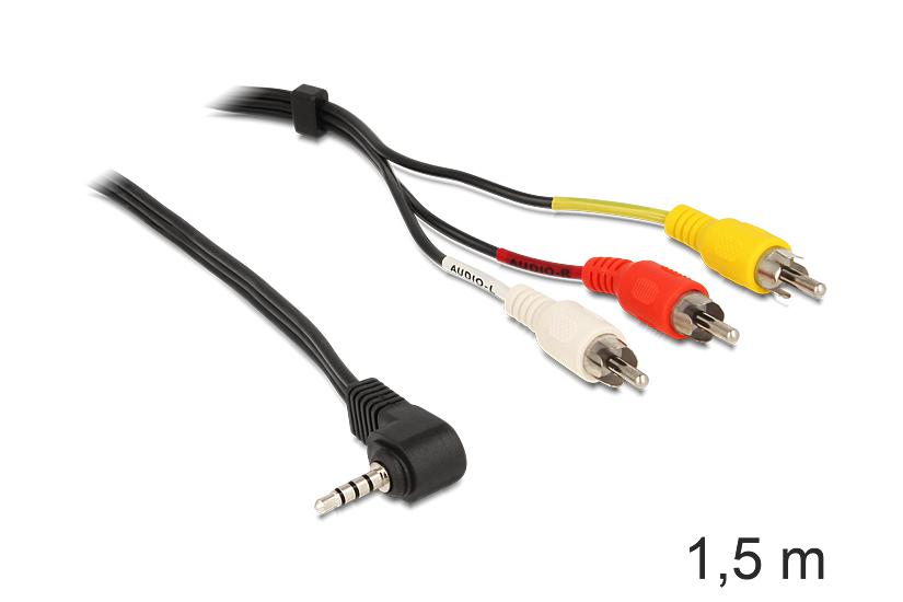 Delock Video Audiokabel Sammensat Video Audio