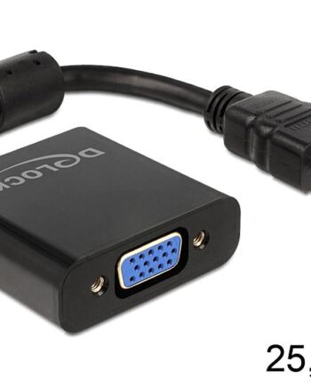 Delock Videoadapter Hdmi   Vga 25   Cm