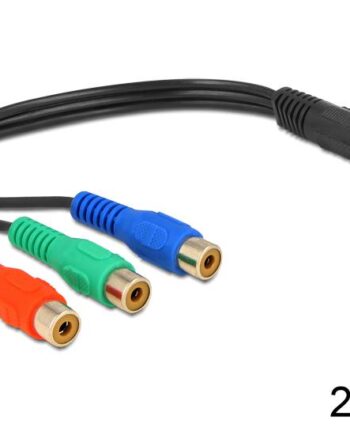 Delock Videokabel Componentvideo 24 Cm