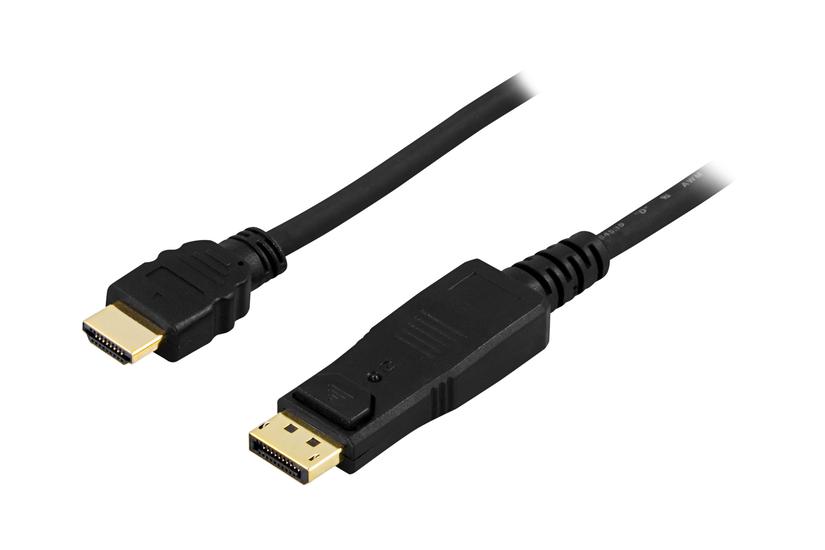 Deltaco Adapterkabel Displayport Hdmi 50 Cm