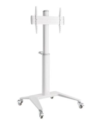 Deltaco Arm-0452 Office Vogn Med Hjul For Lcd Display Hvid