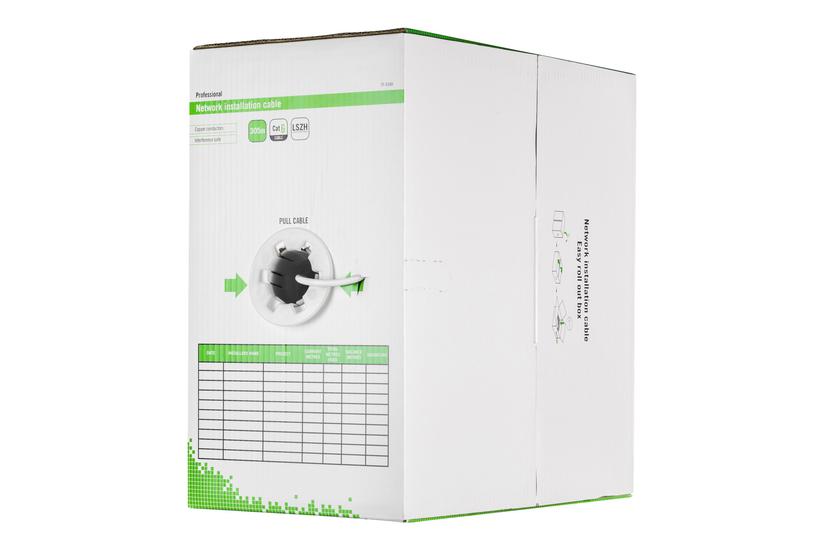Deltaco Bulkkabel 305 Hvid