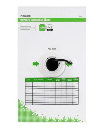 Deltaco Bulkkabel 305   Sort