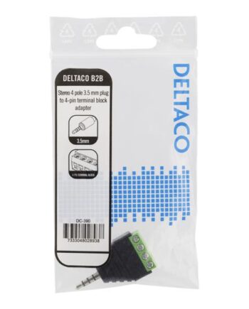 Deltaco Dc-390 Terminalblokstikforbindelse