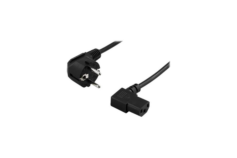 Deltaco Del-109b Strømkabel Power Cee Til Power Iec 60320 C13 50 Cm