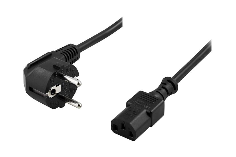 Deltaco Del-109e Strømkabel Power Cee Til Power Iec 60320 C13
