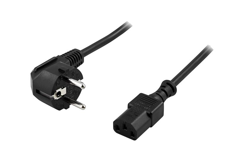 Deltaco Del-109-lszh Strømkabel Power Cee Til Power Iec 60320 C13