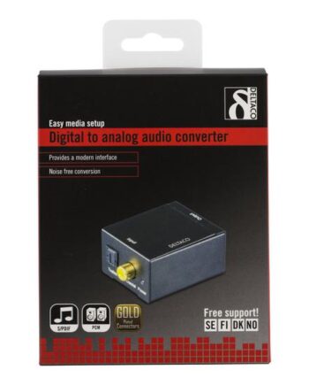 Deltaco Dg-an Spdif Til Analog Audio Konverter