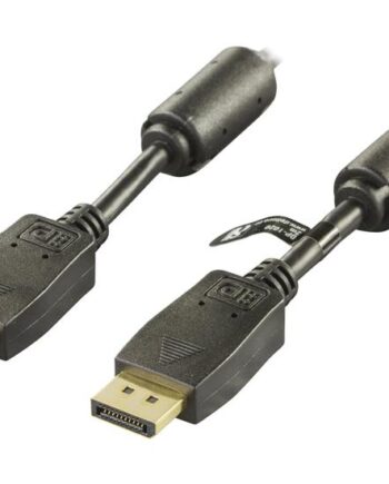 Deltaco Displayport Til Displayport     Sort
