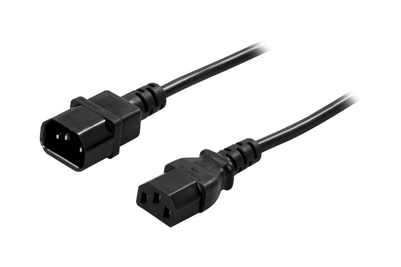 Deltaco Forlængerkabel Til Strøm Iec 60320 C14 Til Power Iec 60320 C13