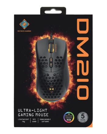 Deltaco Gaming Dm210 Mus Usb Sort
