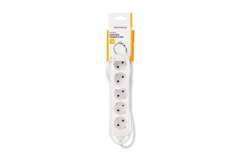 Deltaco Gt-0600 Stikdåse 3680 Watt