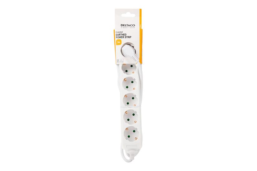 Deltaco Gt-0601 Stikdåse 3680 Watt